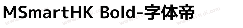 MSmartHK Bold字体转换